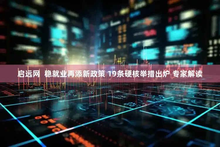 启远网  稳就业再添新政策 19条硬核举措出炉 专家解读