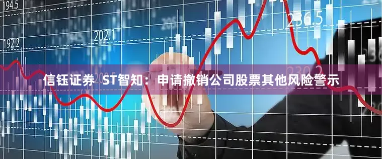 信钰证券  ST智知：申请撤销公司股票其他风险警示
